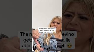 ASH TREVINO GETS CAUGHT TEXTING HERSELF 😳 #funny #ashtrevino #liedetector #tiktok #viralvideo