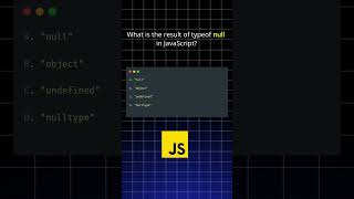 What is the result of typeof null in JavaScript? #javascriptquiz #frontendtips #techquiz  #devforall