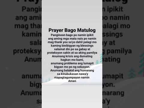 prayer bago matulog(prayer before sleep)#trending #prayer #jesus #pray