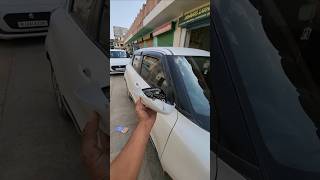 New Swift Vdi Side Mirror Wrap..#newswift #mirrorwrap #remove #bkackwrap#2025#viralswift #automobile