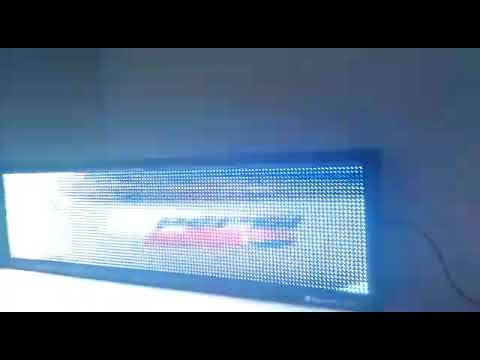 Painel de Led - 130 x 40 ( Vídeo )