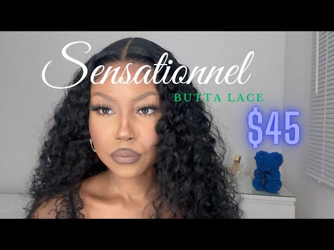 OMG 😧 SHE'S $45 🔥 SENSATIONNEL HUMAN HAIR BLEND BUTTA BOHEMIAN AMAZON PRIME WIG INSTALL | WHAT LACE