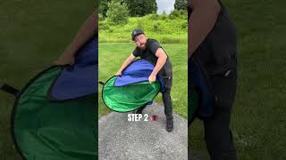 How To Fold Up Your Green Screen #howto #shorttutorials