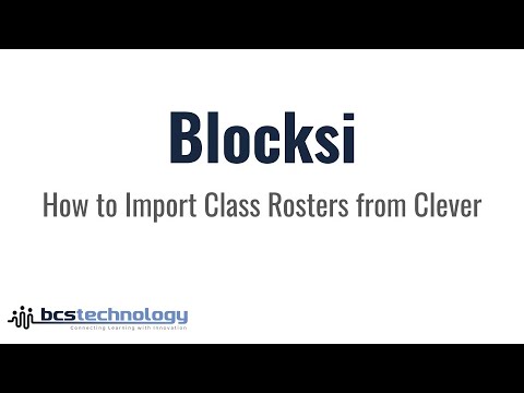 Blocksi Import Classes from Clever and Rename