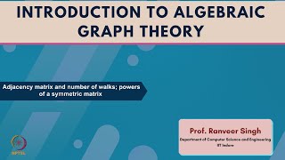 Adjacency matrix and number of walks; powers of a symmetric matrix