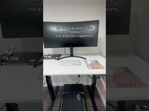 Help me with my desk setup. #uxdesigner #desksetup #workfromhomejobs