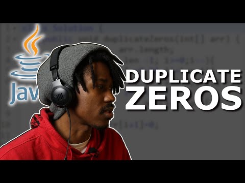 Duplicate Zeros  | Leetcode | Data Structures and Algorithms