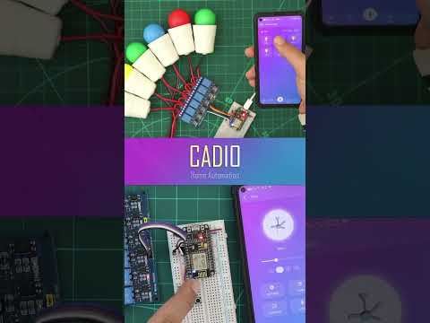 #ESP8266 & #ESP32 #Home_automation using #CADIO