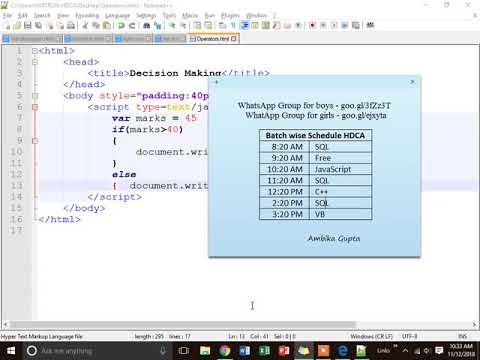 Decision Making in JavaScript