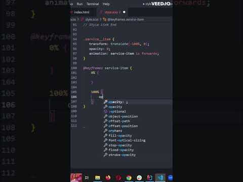 Animating links with SCSS  @For syntax. Loop in SASS/SCSS. #shorts