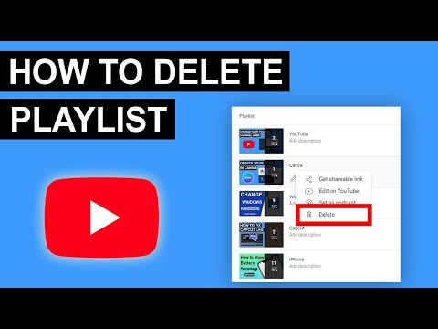 How To Delete Playlist On YouTube |  Delete YouTube Playlist