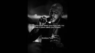 The game ends when your king falls #tatespeech #topg #money #discipline #motivation #success