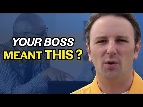 What Your Boss REALLY Meant To Say