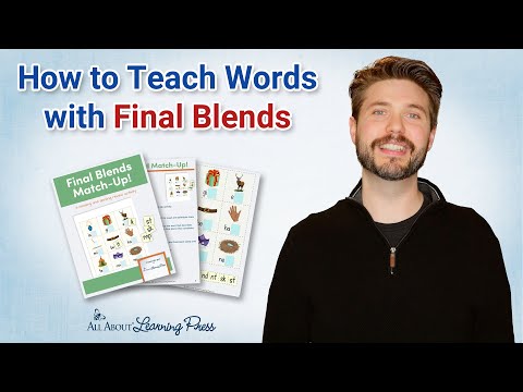 Consonant Blends! // How to Teach Words with Final Blends