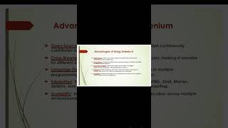 Advantages of using Selenium #shorts #selenium #qaautomation #testing