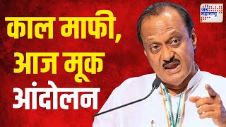 NCP Protest | शिवपुतळा दुर्घटना प्रकरण, राष्ट्रवादीचं आंदोलन | Marathi News