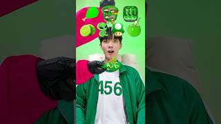 Random Green Color food MUKBANG2🐸 #shorts
