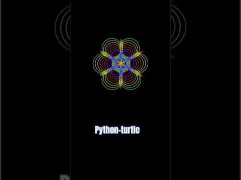 Python turtle animation #python #pythonturtle #pythonprogramming #turtlegraphics #shorts #viral #sk