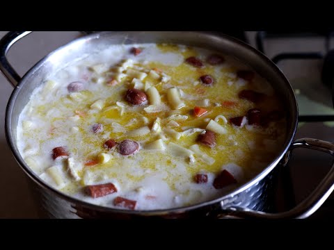 Sopas-Filipino Creamy Soup #philippines #sopas #souprecipe #chickenrecipe #onepotmeal