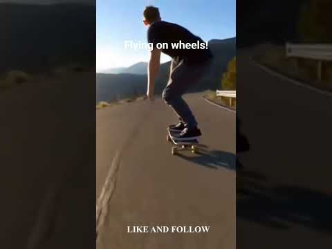 Mountain Road Skateboarding: Pure Adrenaline! #skateboarding #downhillskating #skatelife