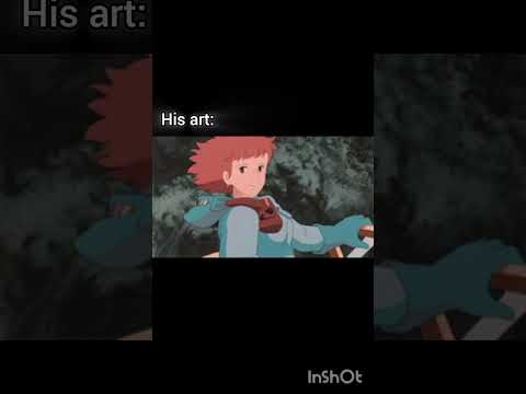 He is a real artist #miyazakistyle #anime #studioghibli #edit #respect
