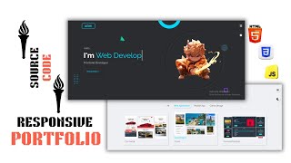 How to Make a Responsive Modern Portfolio Website | Html CSS JS Beginners To Advanced Full Tutorial
