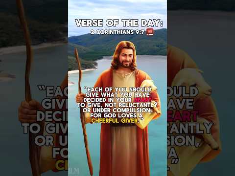 2 Corinthians 9:7 ✝️ #jesuslovesyou #bibleverse #spreadtheword #verseoftheday #jesus #encouragement