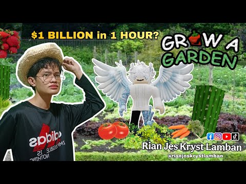 Grow a Garden - 1 BILLION IN 1 HOUR? 🤯🌾