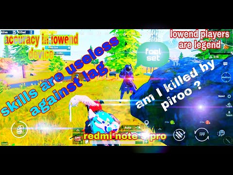 My device and my network made me 2 KD noob || accuracy  in low end device||redmi note 5 pro gameplay
