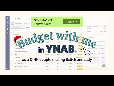Closing out the year! Budget $12,942 with Me! | Dec 2025 | $185k gross income