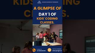 A glimpse of Day 1 of Kids' Coding Classes #codingforkids #kidsprogramming #kidscoding