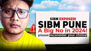 SIBM Pune Honest Review 🤬 | MBA Fees, Real Placements, Campus Life & Hostel Experience 2024-25🔥