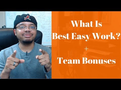 Best Easy Work - [best easy work 2017] - Easiest Work From Home Opportunity