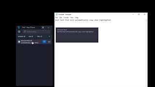 Clipboard manager auto copy on highlight