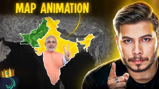 Map animation kaise banaye | 3D editing in Alight Motion