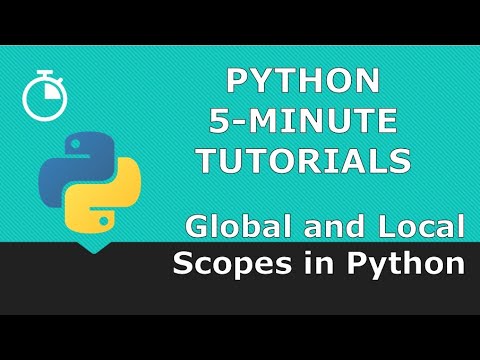 Global and Local Scopes in Python | Python 5-Minute Tutorial | Beginner Python Tutorial