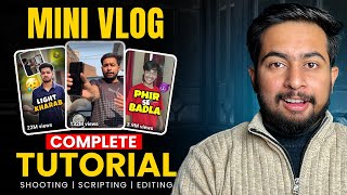 How to make Mini Vlog in Mobile | Mini vlog kaise banate hai (Complete Gyan)