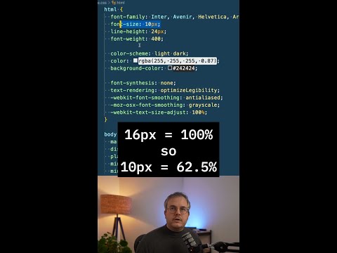 Why you (almost) always should use REM instead of pixels #shorts