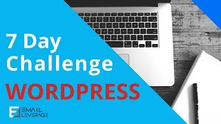 7 Day Challenge - Wordpress Set up