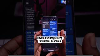 How to Use Google Keep for Content Research