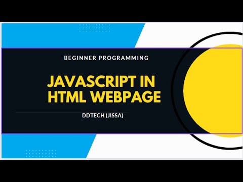 How to Integrate JavaScript with Html | Web design by Html | JavaScript in Html web page