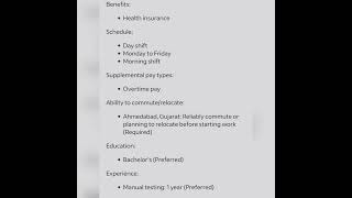 Software Test Engineer#fresher #experienced #youtubeshorts #getemployed #softwaretestingjobs #qajobs