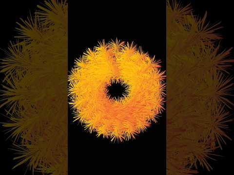 How to Design a Round Shape Flower With Adobe illustrator #illustrator