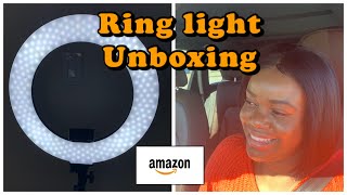 18 inch INKELTECH RING LIGHT UNBOXING REVIEW/ AMAZON #ringlightreview #amazon