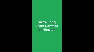 AI Writer | Simplified