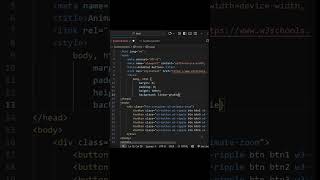 🔥 "W3.CSS Magic! Animated Background & Buttons | HTML CSS Short Tutorial 💻✨" #coding #frontendcourse