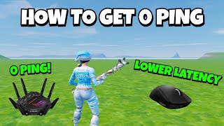 How PRO PLAYERS Get 0 Ping In Fortnite! (0 PING GUIDE)