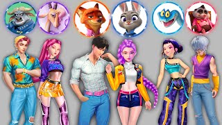 Epic Glow Up! K-POP Demon Hunters x Zootopia 2 Fashion Transformation
