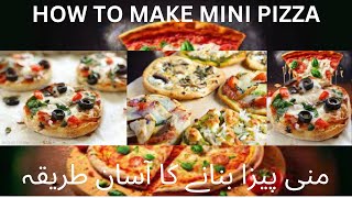 How to make mini pizza | Mini Pizza Recipe | Quick Easy Mini Pizza Lunch Box Recipe