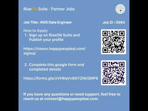 AWS Data Engineer – Full-Time Opportunity – Partner Jobs | RiseON Suite